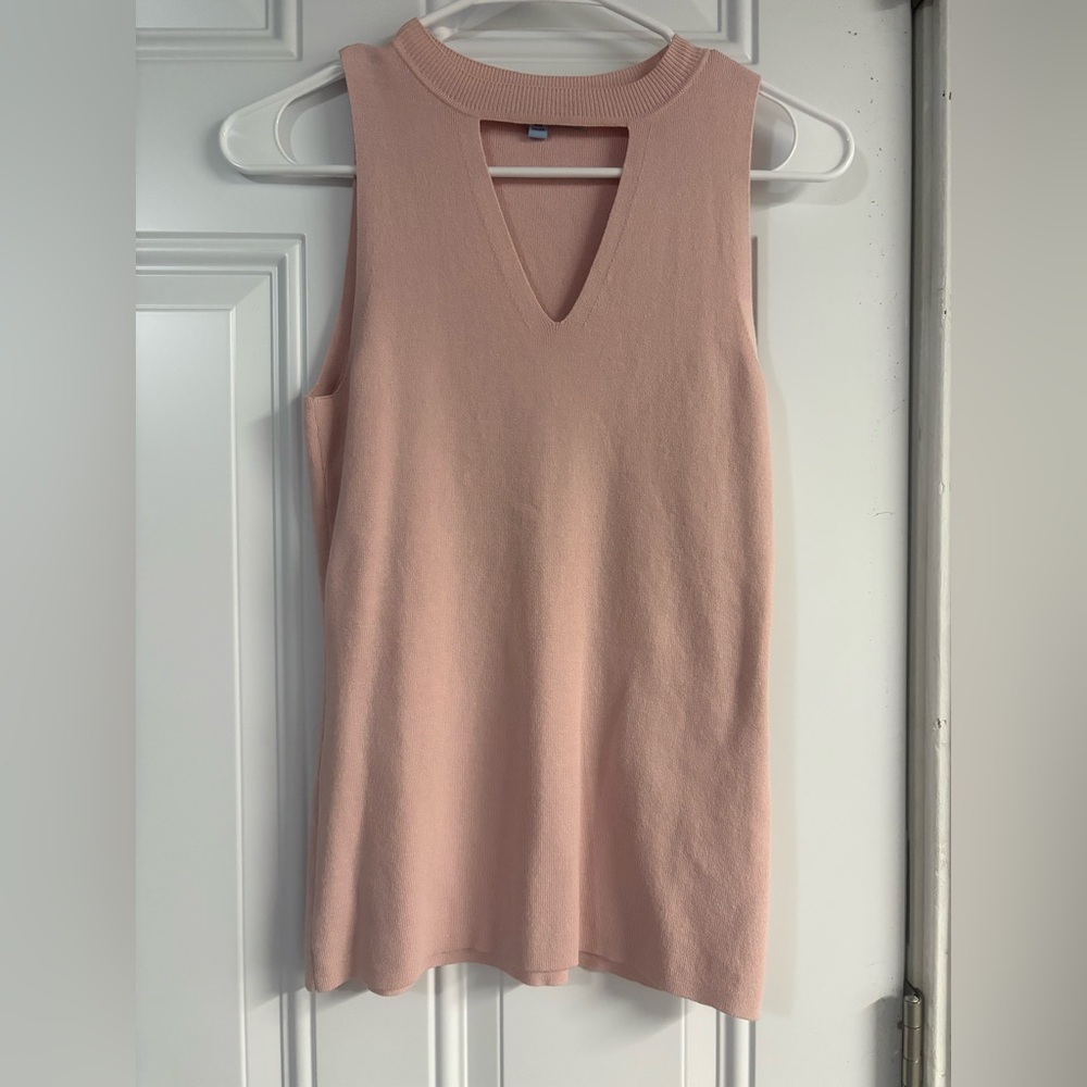 ANTONIO MELANI Blush Sleeveless Tank Top✨